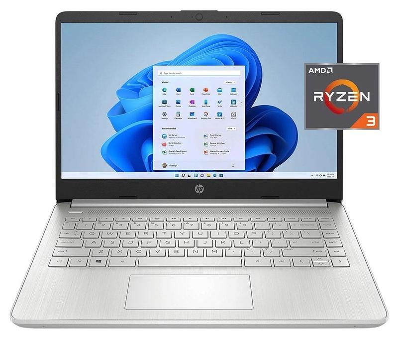 Notebook HP 14-FQ0110WM AMD Ryzen 3 3250U/ 4GB/ 128GB SSD/ 14.0